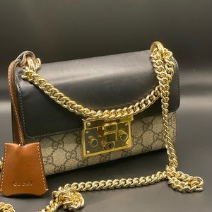 Padlock small GG shoulder bag